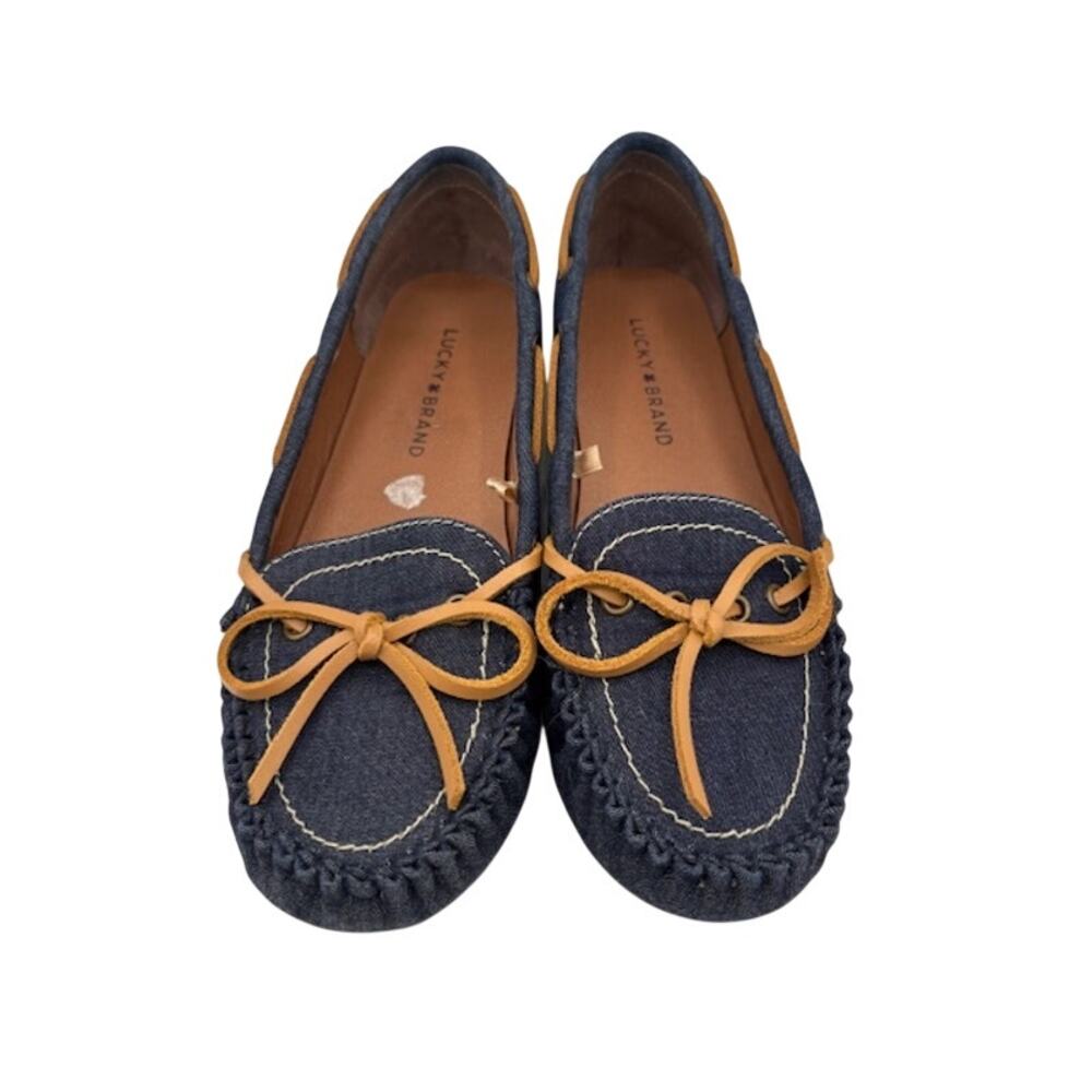 Lucky Brand Denim Moccasin Flats Size 7